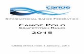 Canoe Polo Rules 2015