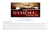 The Stroh Violin Documentation