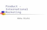 6.Product – International Marketing