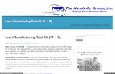 Www Handsongroup Com Lean Manufacturing Tool Kit Part 2