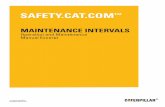CATERPILLAR - Maintenance Interval Schedule