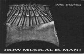 John Blacking How Musical is Man Jessie & John Danz Lectures 1995