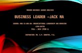 Modern Business Leader - Jack Ma