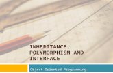 03 Inheritance, Polymorphism and Interface