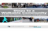 Steps to a Walkable Community