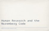 Henrietta Lacks, Human Research, and the Nuremberg Code