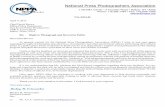 Letter to DPD Chief David Brown from National Press Photographers Association in re photography in public issues