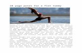 10 Yoga Poses for a Flat Tummy