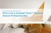 Autodesk Robot Structural Analysis Professional 2015 What is New