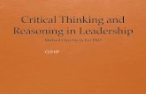 CLD107Critical Thinking and Leadership