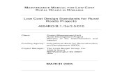 2005 Romania Lvr Maintenance Manual