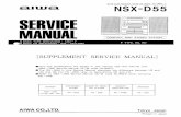 Aiwa Nsx-d55 sevice manual