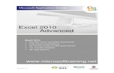 Excel 2010 Advanced Best STL Training Manual