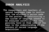 Error Analysis