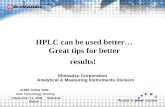 2e HPLC Better Great Tips A