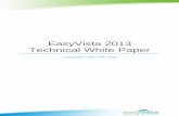 EASYVISTA Technical White Paper EZV 2013