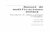 Modificaciones DSpace