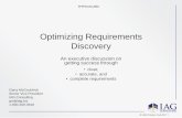 Optimizing Requirements Discovery Slides