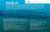 MBA Programme UKMGSB