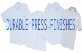 Durable Press Finishes
