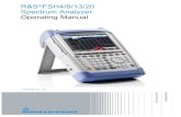 OperatingMcxvcanual AnalizadorEspectros FSH4 en FW240 TG