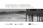 Looking for Leadership - MassINC Global Warming