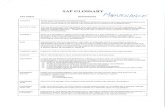 SAP Glossary - Maintenance