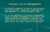 1 - Project Cycle Management