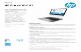 HP Prox2 612 Datasheet