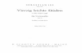 Sebastian Lee - 40 Leichte Etuden Easy Etudes for Cello Op70 Becker