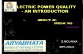 Electric Power Quality an Introduction
