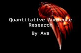 Quantitative Audience Research