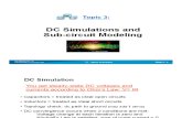 DC Simulations and Sub-circuit Modeling