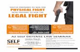 Law of Self Defense Seminar Phoenix AZ 5-24-15