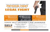 Law of Self Defense Seminar Memphis TN 8-15-15