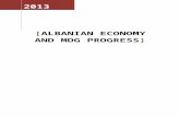 Albanian Economy and MDG Progress