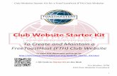 Toastmaster Club Starter Kit for FTH Websites (OLD)