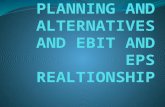 Financial Planning and Alternatives and Ebit and Eps