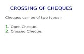 Crossing of Cheques