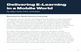 Delivering E-Learning in a Mobile World