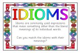 Idiom Cards