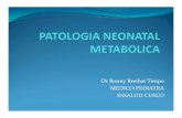 Patologia Neonatal Metabolica