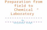 Sample Preparation From Field to Chemical Laboratory