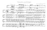 Bach Reger Toccata Fugue in d Minor