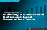 Building a successful outbound lead Generation team