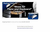 Blues 11 Fingering Charts One and Two Octave Blues Scales