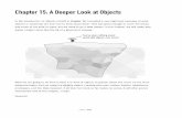 Deeper Look at Objects