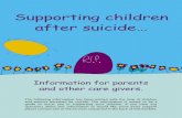 Supporting Children After Suicide Booklet