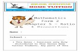 Mathematics Form 2 - Chapter 5