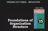 CH -15 Foundations of Organizational Structure